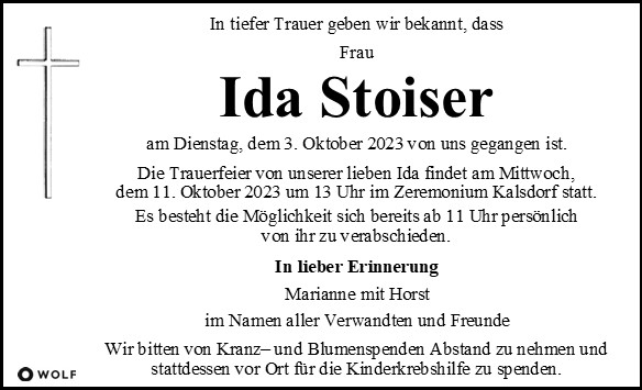 Ida Stoiser